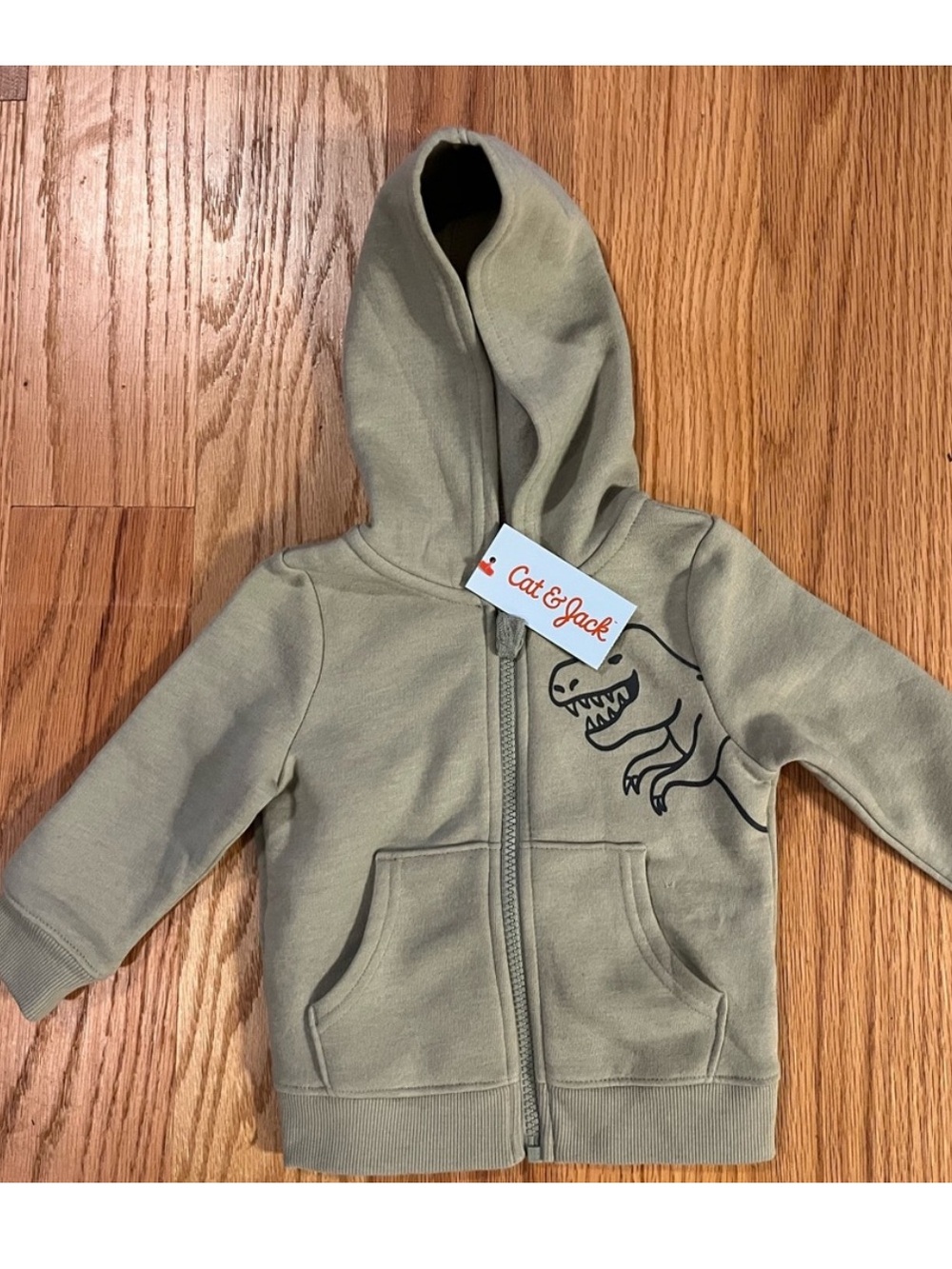 Dinosaur Cat & Jack zip up sweater